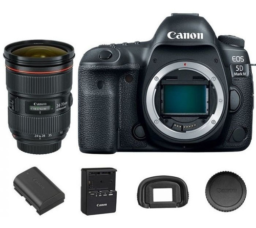 Canon 5d Mark Iv 24-70mm F/2.8l Il Usm Kit 100% Nuevo