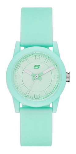 Reloj Mujer Skechers Sr6035 Cuarzo 30mm Pulso En Silicona