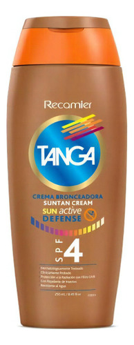 Bronceador Tanga Crema Sun Active Spf 4 - Ml A $144