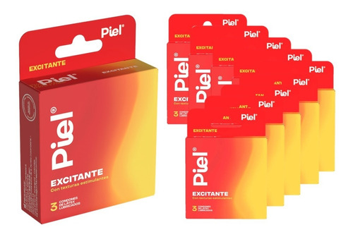 Pack Condones Piel Excitante - Unidad a $5858