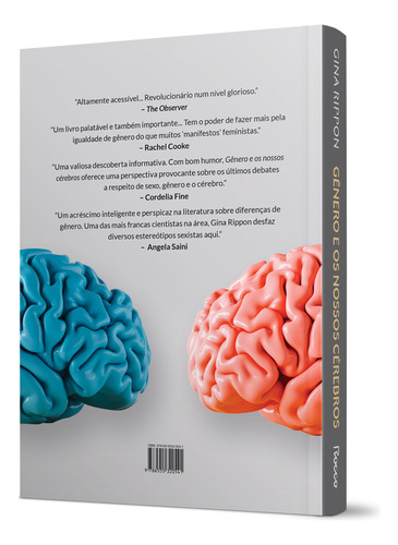 Gênero e os nossos cérebros: Como a neurociência acabou com o mito de um cérebro feminino ou masculino, de Rippon, Gina. Editorial Editora Rocco Ltda, capa mole em português, 2021