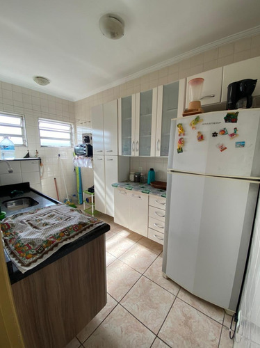 Imagem 11 de 13 de V234 Apto 1-dorm, Com Sacada, Todo Mobiliado, 200mts P/ Mar.