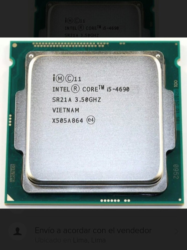 Intel Core I5 4690 3.50 Ghz