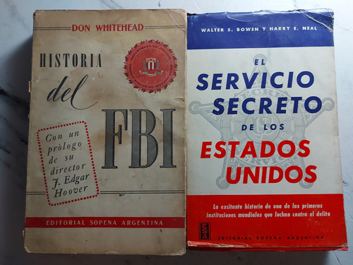 Historia Del Fbi. El Servicio Secreto. Lote De 2. Ian1261