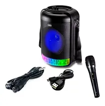 Comprar Radio Parlante  Bluetooth Con Karaoke Subwoofer,fm,usb,rgb