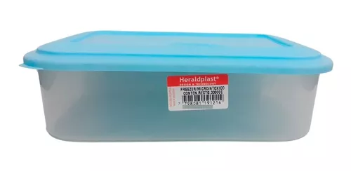 Tapers Plasticos Medianos 1500ml Hermeticos X10 Unidades - Apto Microondas  Freezer - Libres Bpa