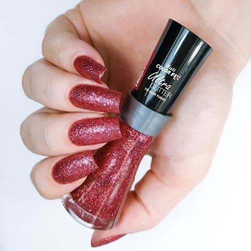 Imagem 2 de 2 de Esmalte Nati Colorfix Ultraglitter - Tô Com Tudo!