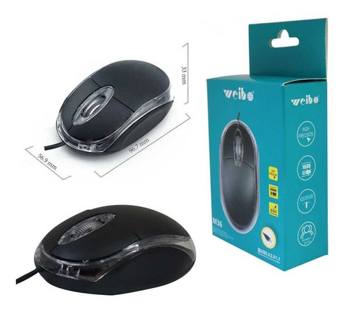 Mouse Óptico Weibo Pack 2und 