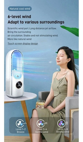 Ventilador Portátil Sin Aspas Ventilador De Aire