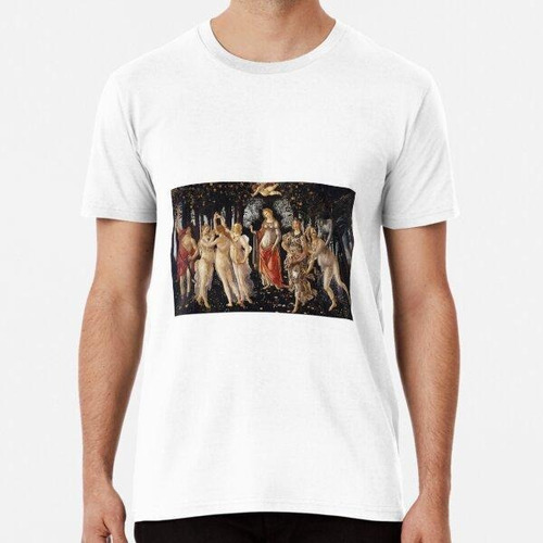 Remera Sandro Botticelli La Primavera Primavera Algodon Prem