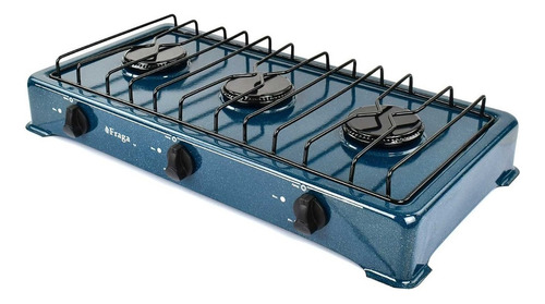 Parrilla De Gas 3 Quemadores Fraga P803-01 Azul