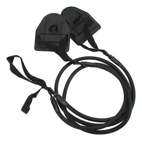 Entrenador De Fuerza Brazo Negro Natación Látex Resistencia