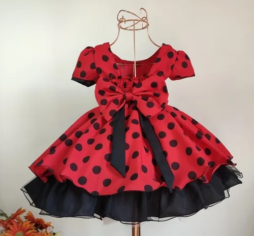 Vestido de cheap joaninha infantil