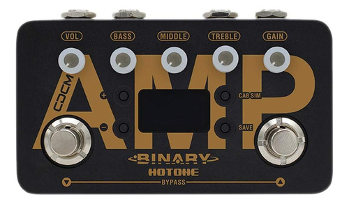 Pedal De Simulador De Amplificador Binario Hotone