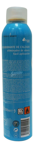 Desodorante De Calzado Bosque Verde Mercadona Spray 250 Ml