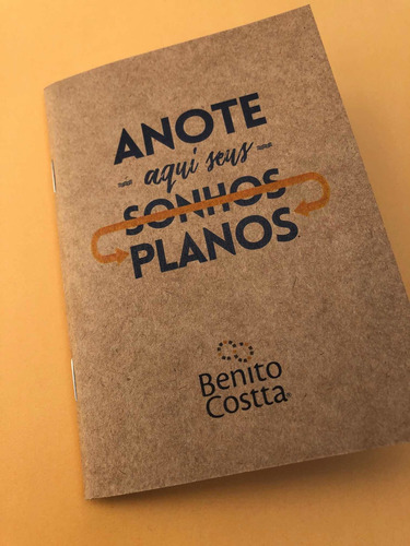 Caderno De Anotações Personalizado E Ecológico - 20 Unidades