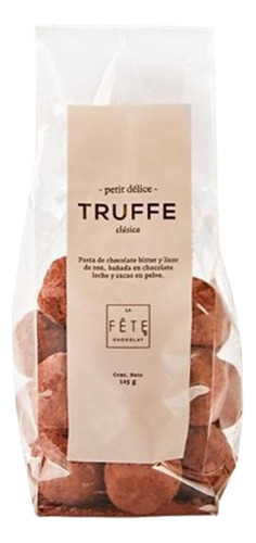 Trufa Clásica 125 Gramos La Fête Chocolat