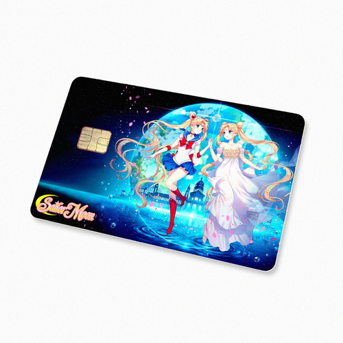 Sticker Para Tarjeta Sailor Moon Para Debit O Credi Modelo 2