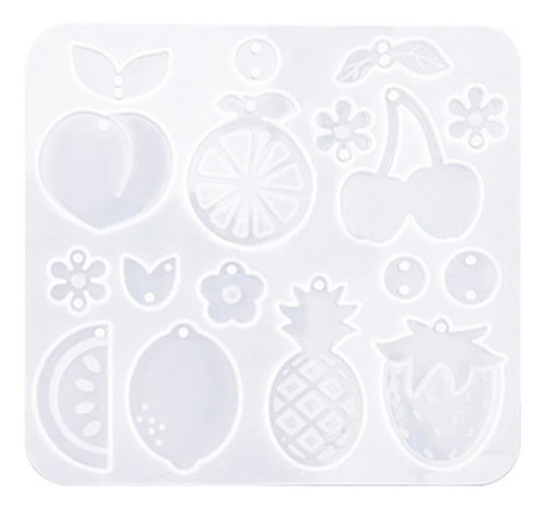 Diy Kit Completo Molde Aretes Fruta Joyería Resina