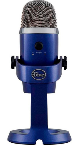 Micrófono Blue Yeti Nano condensador omnidireccional vivid blue