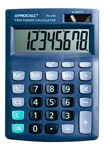 Calculadora De Mesa 8 Dig Pc818 Procalc