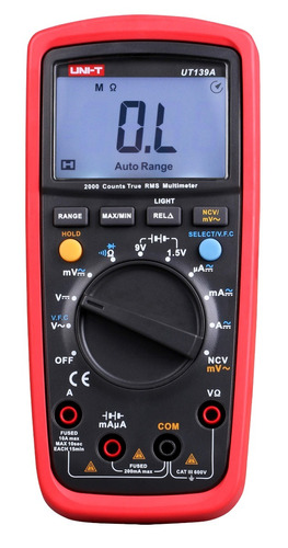 Uni-t Multímetro Tester Digital True Rms Ut139a