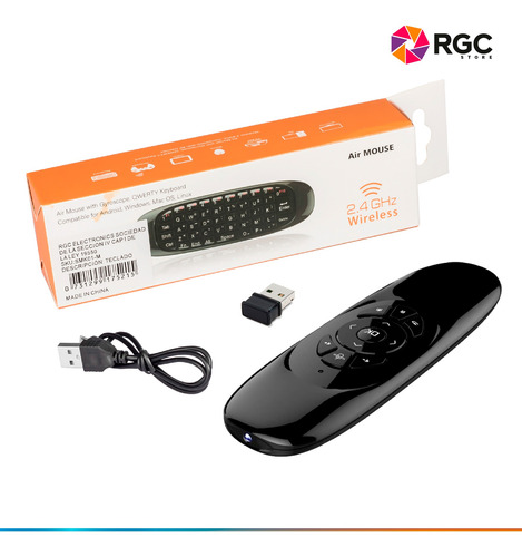 Imagen 2 de 10 de Mouse De Aire Teclado Inalámbrico