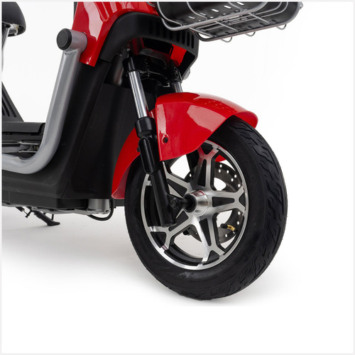 Bicicleta Electrica Magneto Bicimoto Alarma Velocidad 50km/h Color Rojo