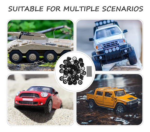 Exceart Modelos De Coche Ruedas De Coche De Juguete Rc Toy 1