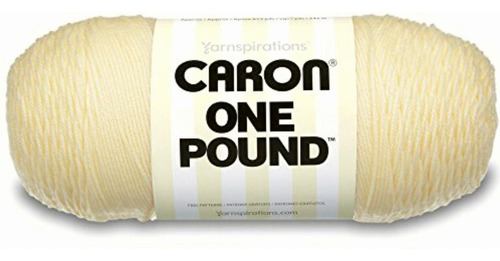 Spinrite Caron Fabric Yarn, 1-pound, Cream