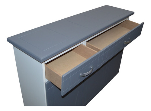 Mueble Para Cocina Base Para Cocina Brasil Gris Microondas G