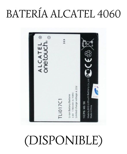 Batería Alcatel 4060 /tli017c1.