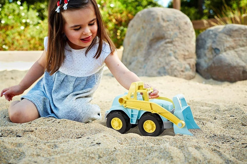Camión Excavadora Juguetes De Construcción Niños Green Toys