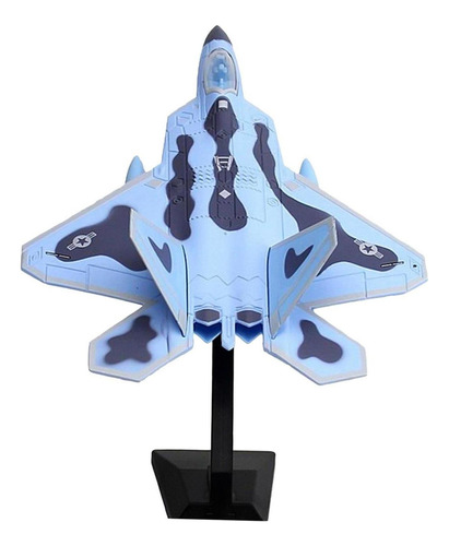 Lzl 1:100 F-22 Modelo De Aleación Raptor Fighter W/soporte