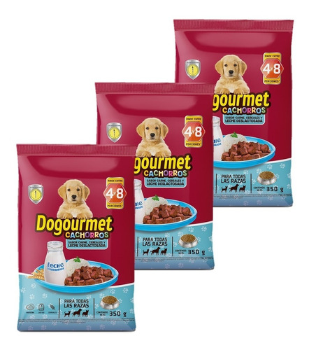 Dogourmet Cachorros 350 Gr X3 Uds