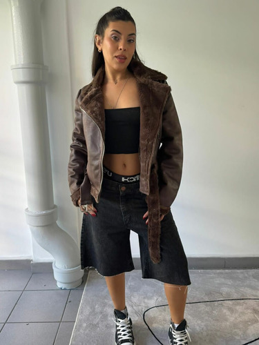 Campera Gamulan Con Peluche De Mujer Ultima Tendencia