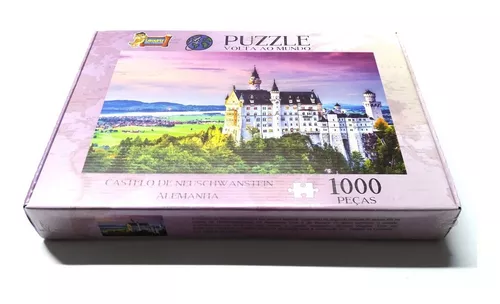 Jogo Quebra Cabeça Paisagem Castelo Alemanha 1000 Pçs Puzzle