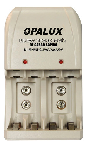 Cargador De Pilas Recargables Opalux Bpi0604 4xaa 4xaaa 2x9v