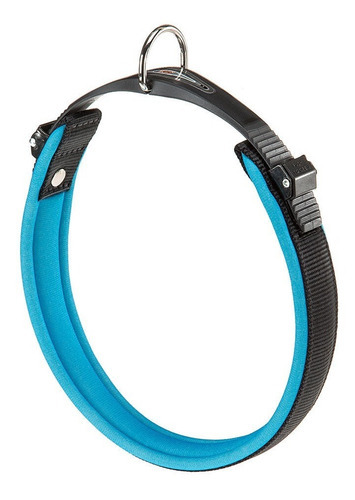 Collar Para Perros Ergofluo C 25/60 De Nylon Ferplast Color Azul Liso
