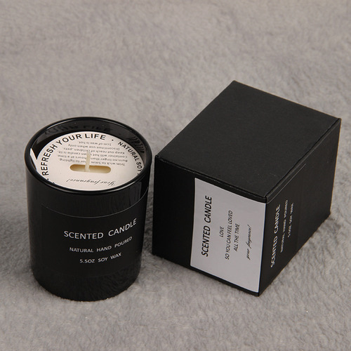 Sal Marina De Salvia, Vela De Cristal Negro Con Aroma A Arom