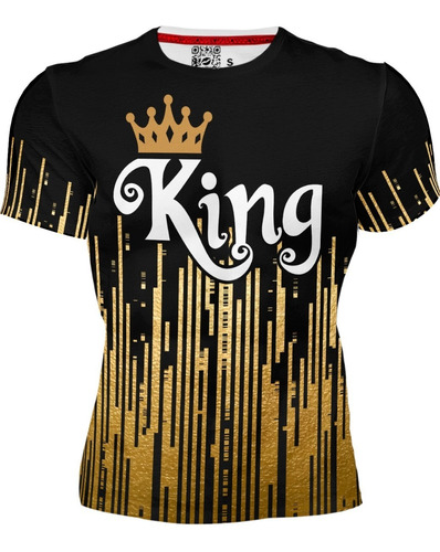 Playera Full Print Sublimada Caballero King Corona Dorada 01