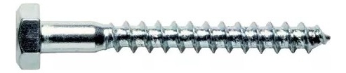 Tirafondo Hexagonal Zincado 3/16 X 2 (4,7x50mm) X 50 Unid