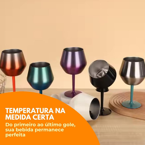 Taça Térmica Copo Prismática Cocktail 2 Em 1 Drinks 412 Ml