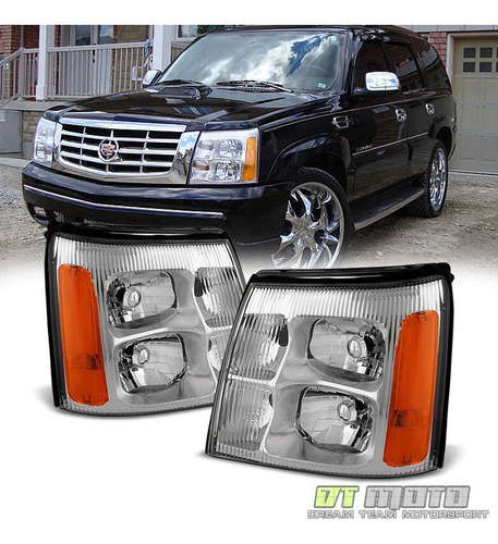 Par Faros Cadillac Escalade Base 2002 6.0l