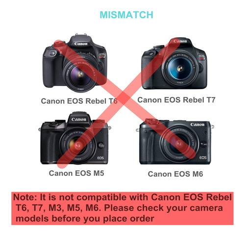Kit Adaptador De Corriente Para Canon Eos Rebel Sl2 Sl3 T6i