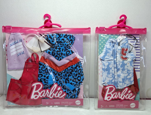 Mattel Barbie Accesorios Ropa Para Muñecas Barbie 2020 (Usado)
