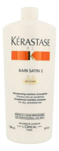 Shampoo Kérastase Nutritive Bain Satin 2 en botella de 1L por 1 unidad