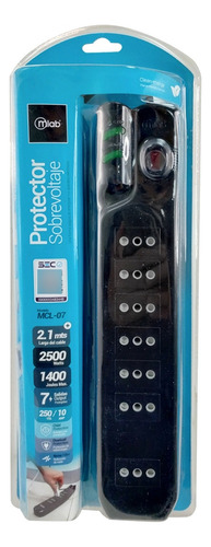Alargador Protector De Voltaje 3 Metros Mlab 9305 / Nexstore