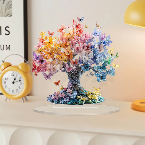 Escritorio Acrílico 2d Con Forma De Árbol De La Vida Con For