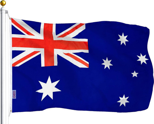 Bandera De País G128 De Poliéster, Australia, 152 Cm X 91 Cm